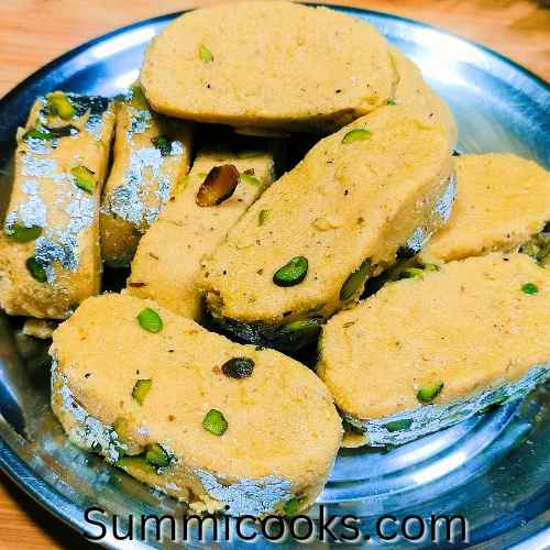 Bhune chane ki Barfi